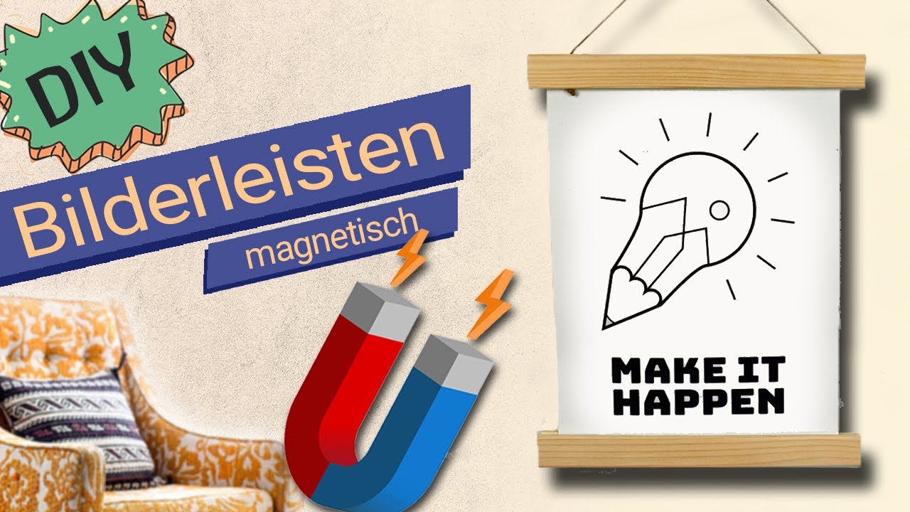 Magnet-Bilderleiste selber machen - DIY