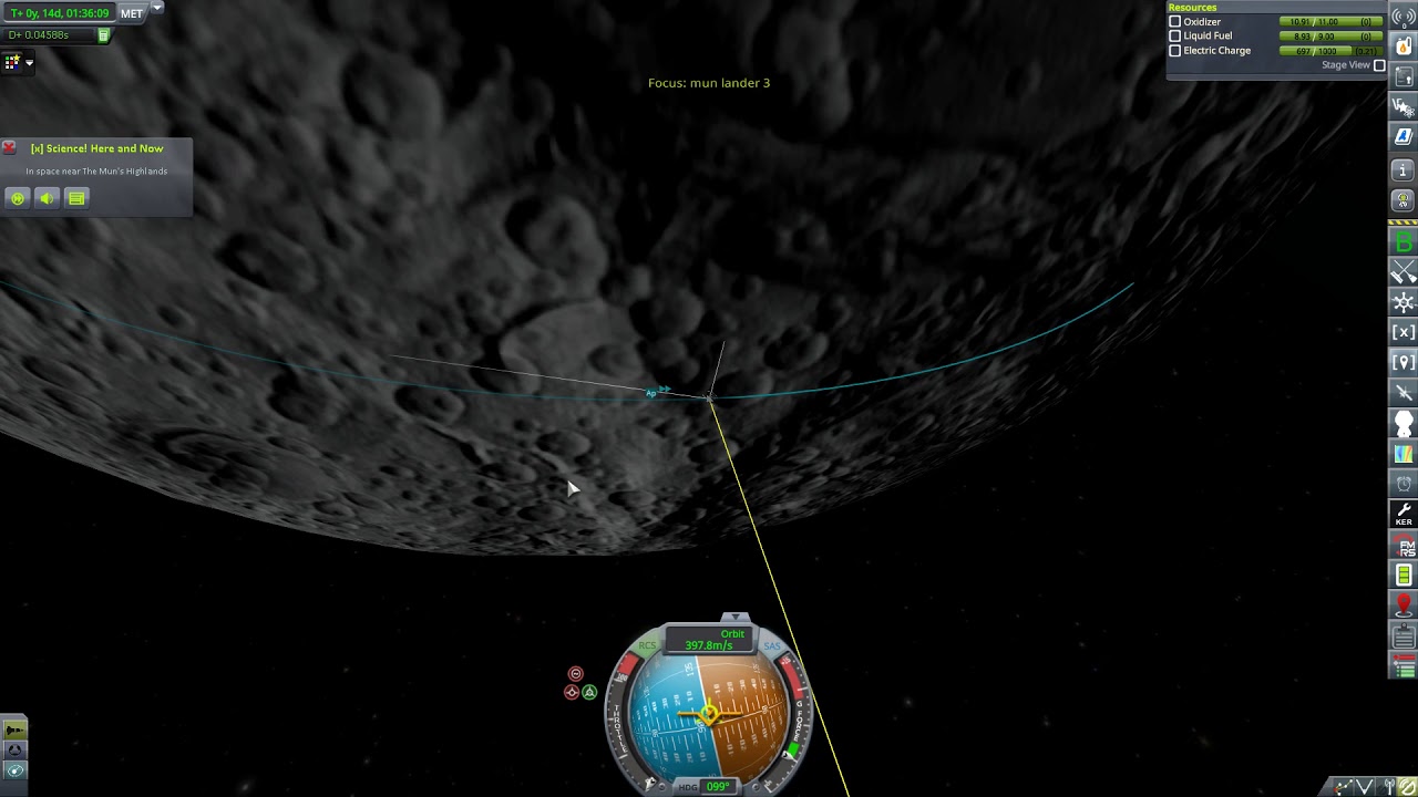 Kerbal Space Program Modded Ep9 - MUN LANDING!!! - YouTube
