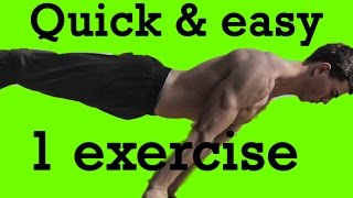 Easy & quick way to learn how to do a Planche - Full Straddle Planche Training