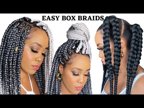 🔥Easy BOX BRAIDS/ Try these Tutorials Step By Step /101