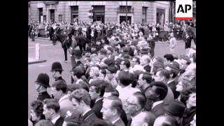 KING and QUEEN OF BELGIUM ARRIVE - NO SOUND