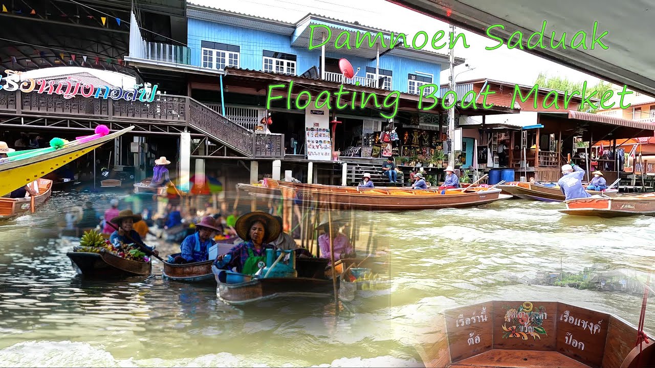 Damnoen Saduak Floating Market Boat Ride