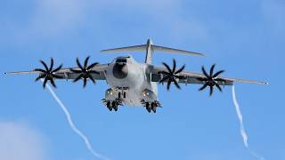 German Air Force - Airbus A400 - Landing @235FireFly