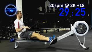 30 Minute Indoor Rowing Workout - Follow-Along Tempo Intervals | RowAlong