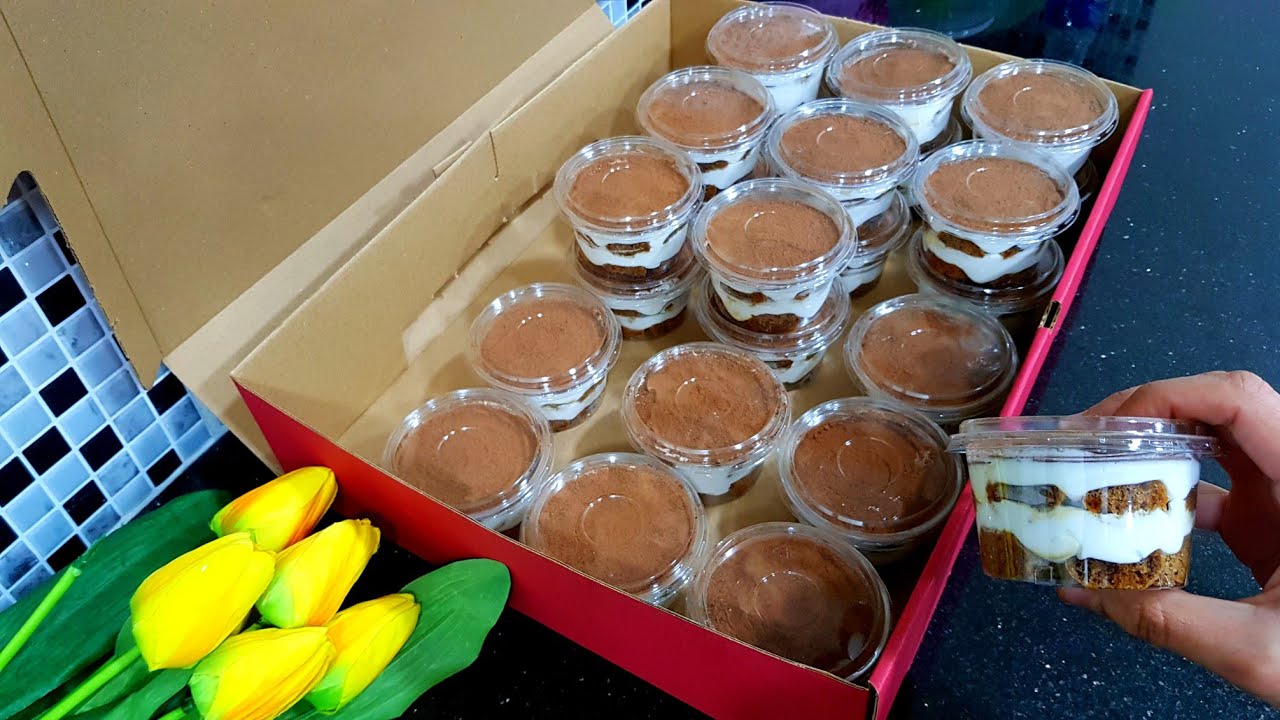 مشروع مربح في 10 دقائق🇩🇿بدون بيض بدون كريمة سائلة👌تيراميسو في الكؤوس لفردية بكريمة خفيفة+ سعر البيع💰