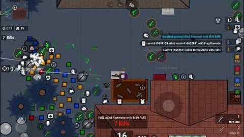 Mine trolling and 12 kills || surviv.io