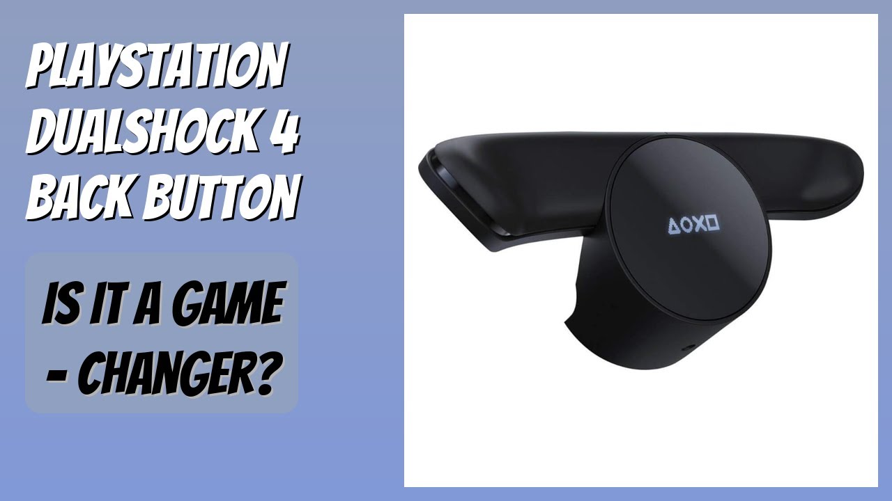REVIEW (2026): PlayStation DualShock 4 Back Button. Features