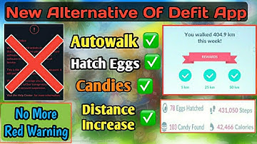 How to Autowalk in Pokemon Go Without Defit App | New Alternative of Defit App | Red Warning Solved
