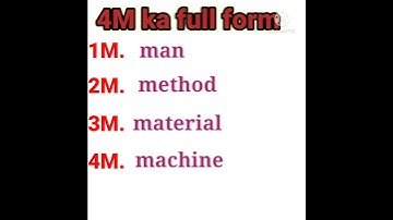 #4m full form#short video#