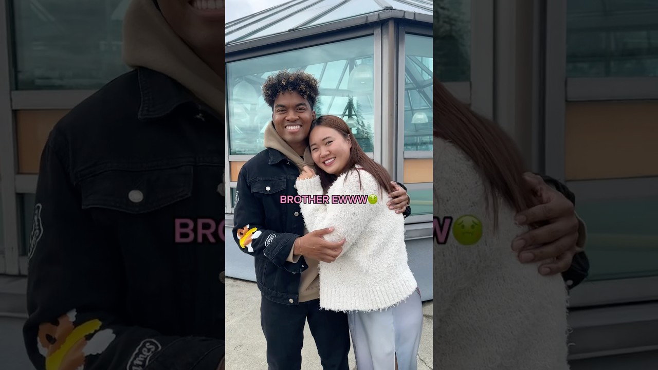 My brother’s girlfriend can’t escape😰 