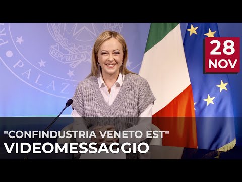 Il Presidente Meloni interviene all'Assemblea generale "Confindustria Veneto Est"