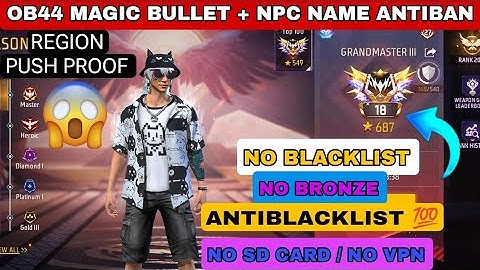 Script Hack Free Fire🔥 Magic Bullet Npc Name Antiban Drag Headshot Fix Ban bypass awm hack main id 💯
