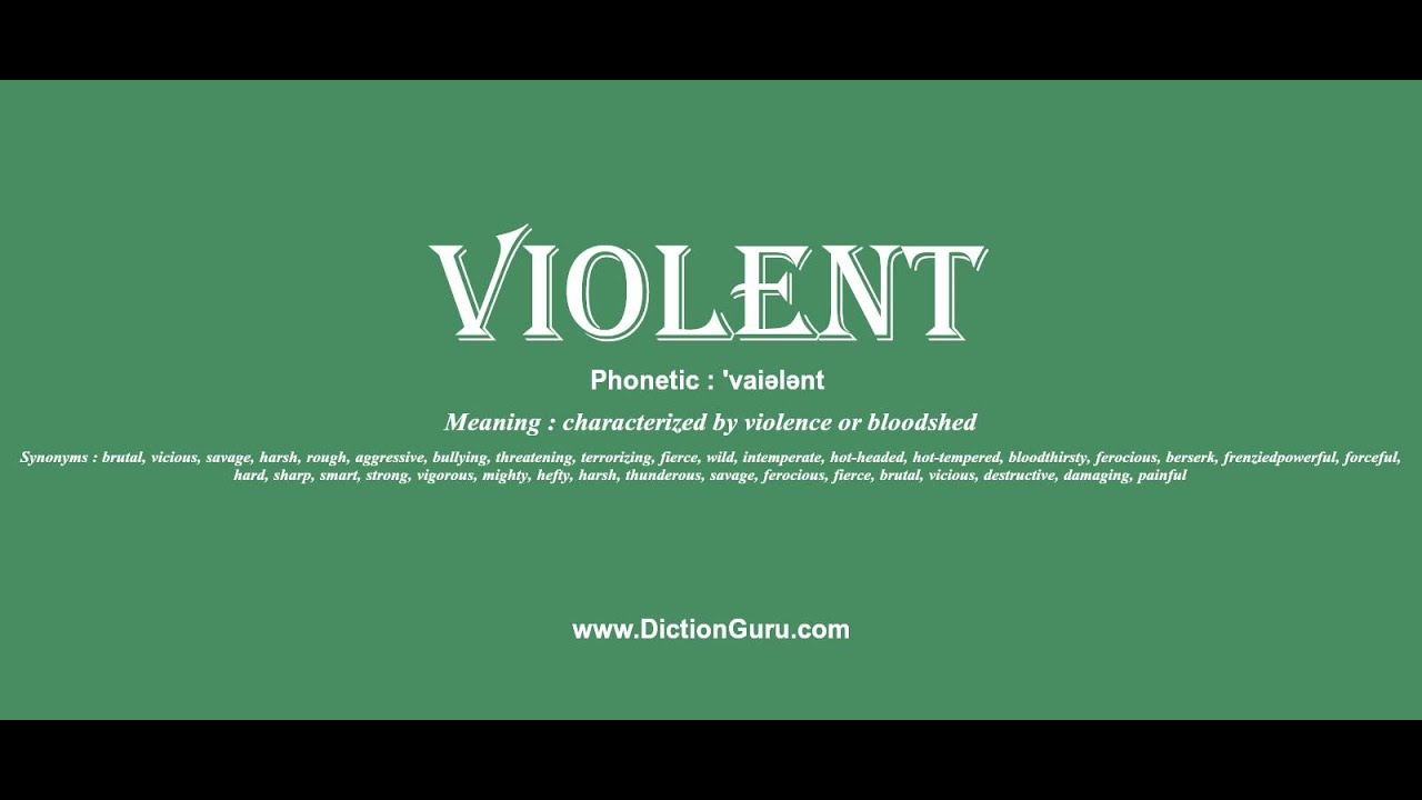 Violence synonyms