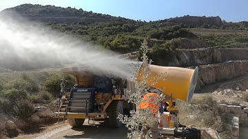 Dust control cannon HE50 - The top HENNLICH quality for the most effective dust suppression in mines
