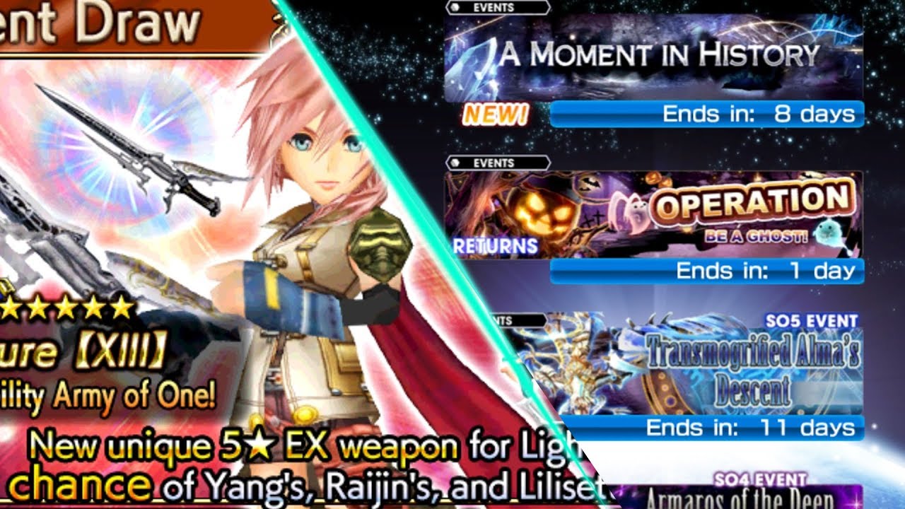 DFFOO Lightning EX Pulls & Star Ocean: Anamnesis Multiplayer