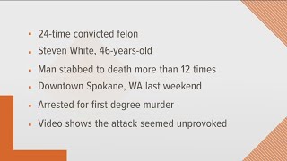 24-time convicted felon arrested for first degree murder in violent stabbing