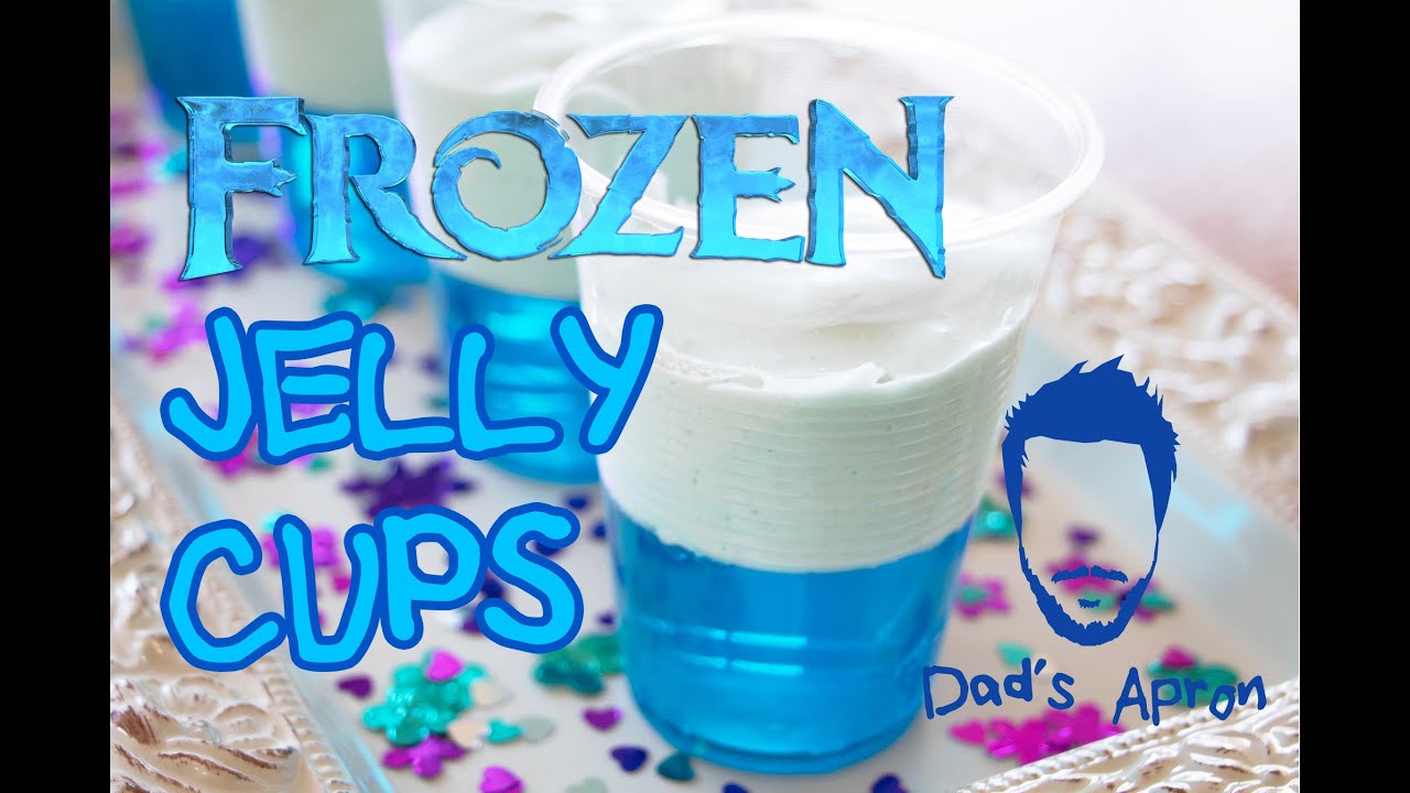 Frozen Jelly Cups Elsa & Anna Disney Party Recipe How To Make
