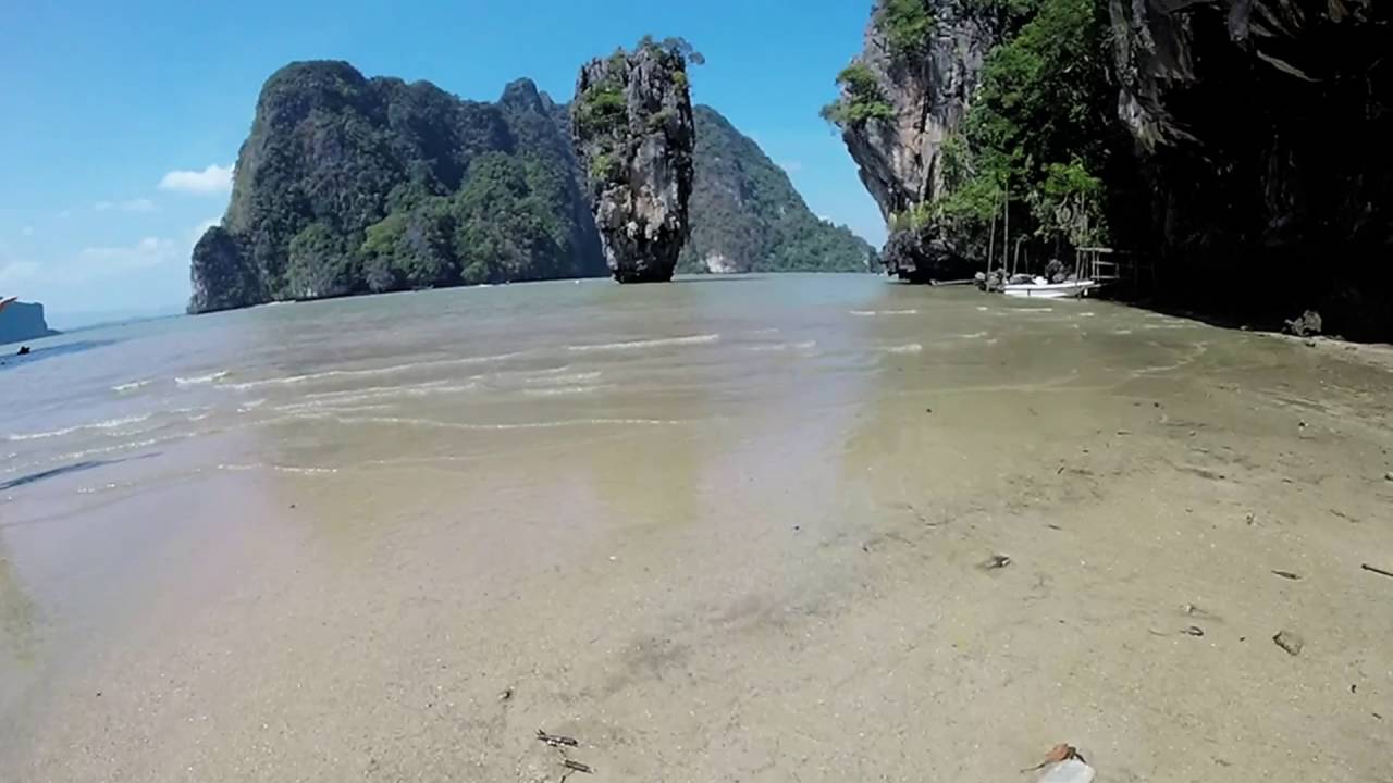 Beautiful James bond island Thailand movie set