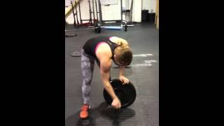 Abi Bence Crossfit Chichester Irish Throwdown WOD 2 - 2016