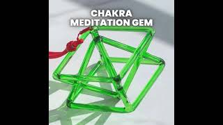 Awaken your senses with the soothing energy of our Green Merkaba Crystal Singing Pyramid!