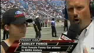 Ashley Force on being prepared