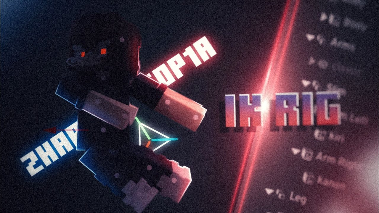 [IK]zharmc X top1a | Minecraft IK rig for prisma 3d v2.1.0b2 - YouTube