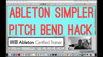 Ableton Simpler Pitch Bend Amount Hack (workaround)