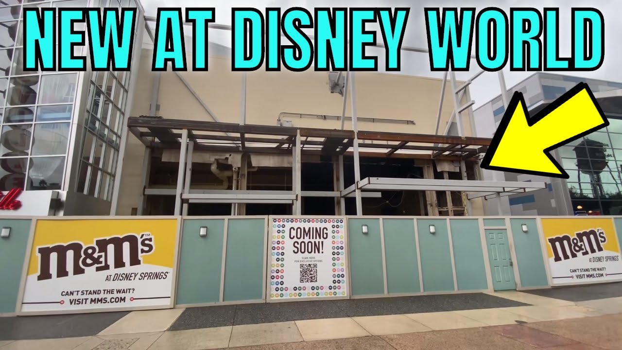 M&Ms Store Continues Construction At Disney Springs Disney World