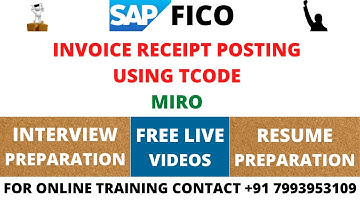 FI TO MM INTEGRATION CONFIGURATIONS, INVOICE RECEIPT POSTING USING MIRO, BEST SAP FICO TRAINING