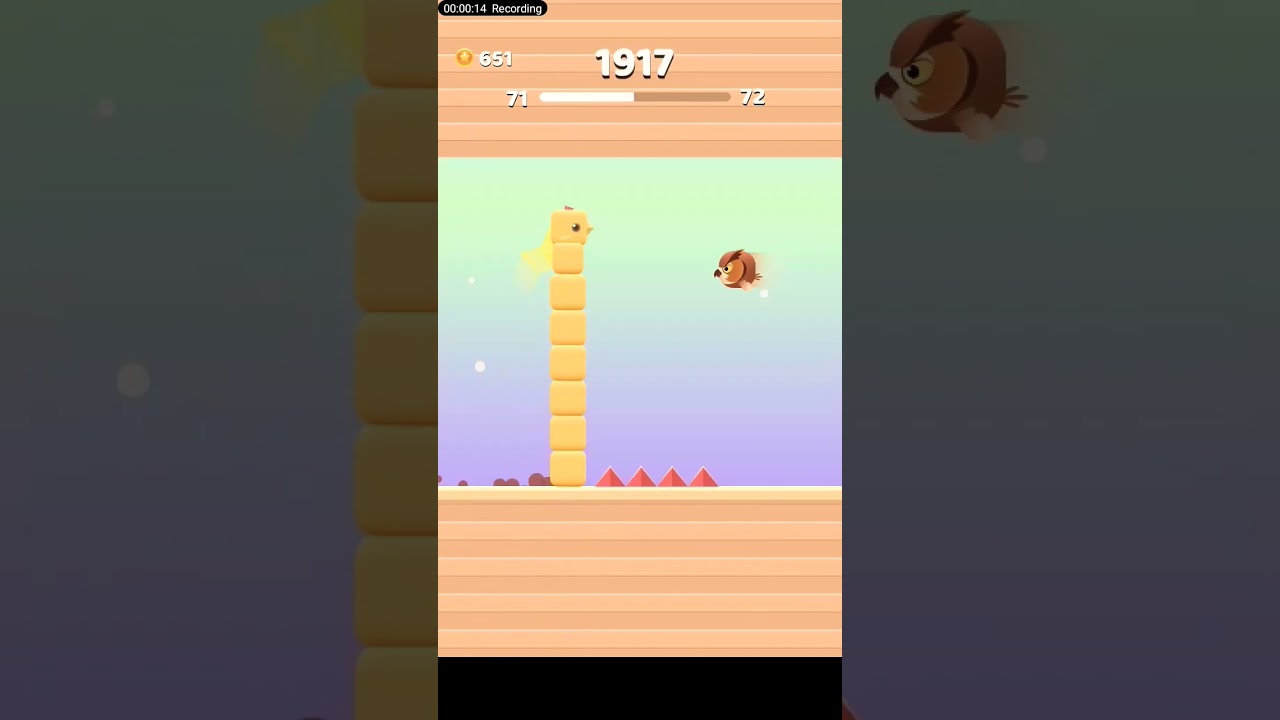 square bird 🦅🦅🦅🐦 gameplay with new skin