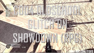 Call of Duty 4 : Glitch on Showdown "Old-school Mode" (RPG Jump)