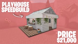 Budget Friendly Childrens Playhouse! | Roblox Bloxburg Speed Build