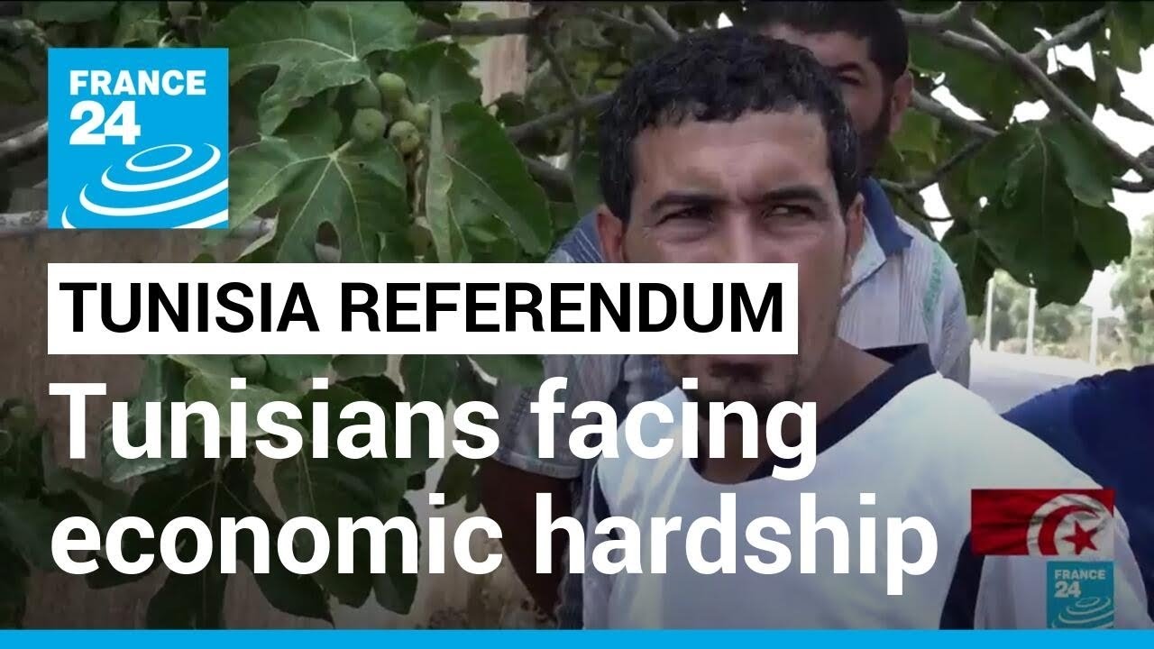 Tunisians facing economic hardship divided over referendum vote • FRANCE 24 English
