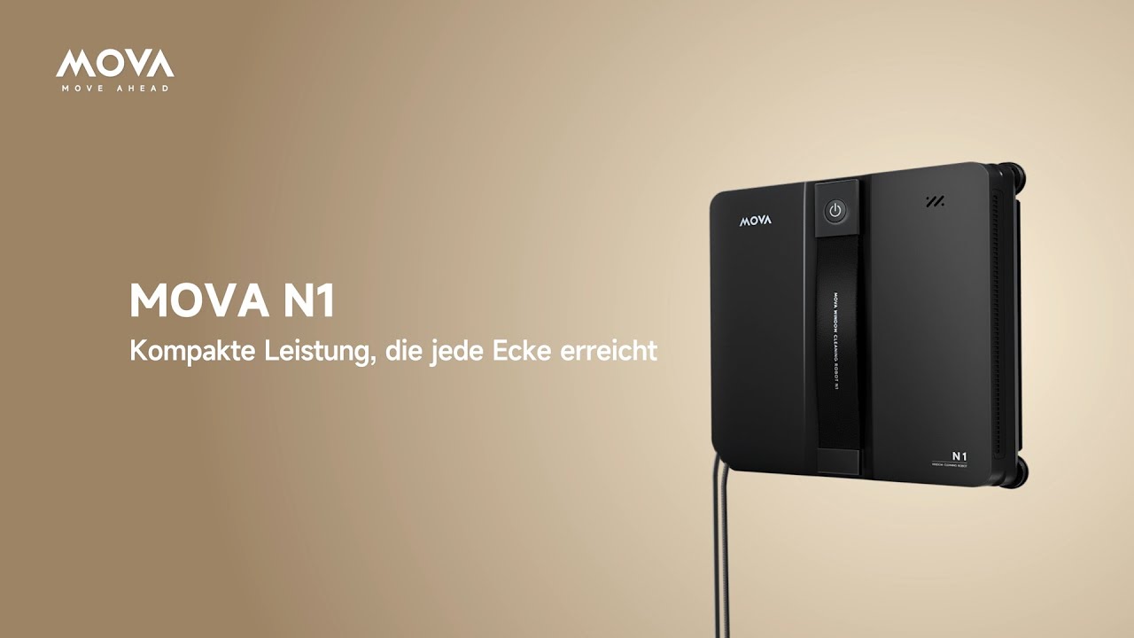 Introducing MOVA N1 Window Cleaning Robot | Compact Power Cleans Every Corner | EN