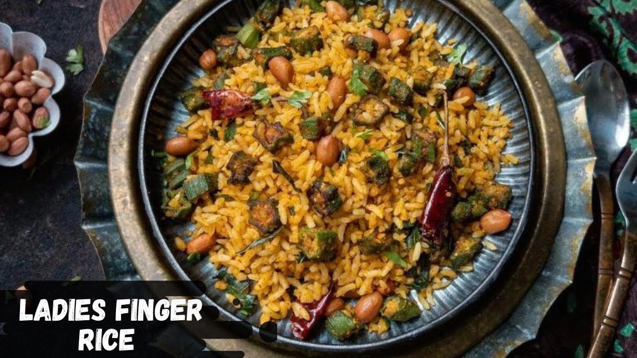 ladies finger pulao ladies finger rice in tamil bhindi rice lunch