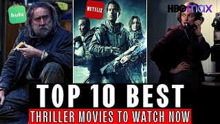 Top 10 Best Thriller Movies On Netflix, Hulu, HBOmax | Best Hollywood Thriller\/Action Movies 2023