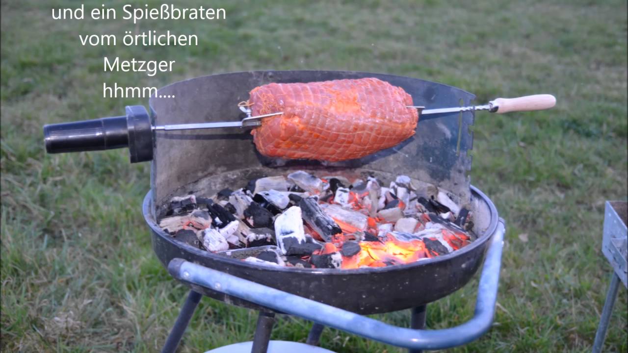 Wie Lange Braucht Ein Spießbraten Auf Dem Grill Spiessbraten (Rollbraten) auf dem Drehspiess. Rüste einfach Deinen