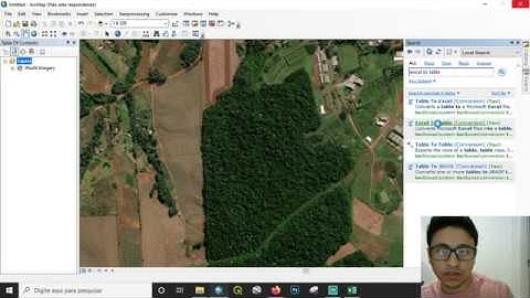 Importando planilhas do excel para o ArcGis