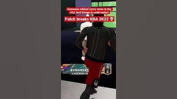 NBA 2K22 patch breaks game - player files corrupted and game constantly crashes!