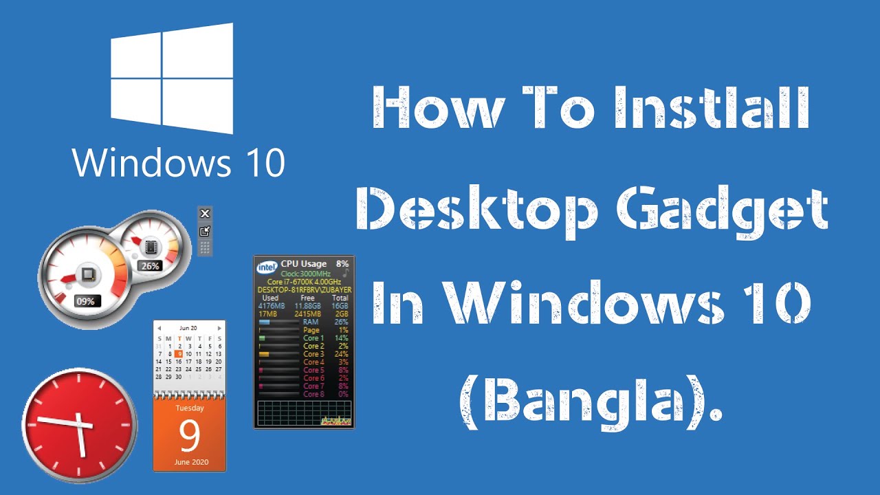 windows 10 desktopwidgets