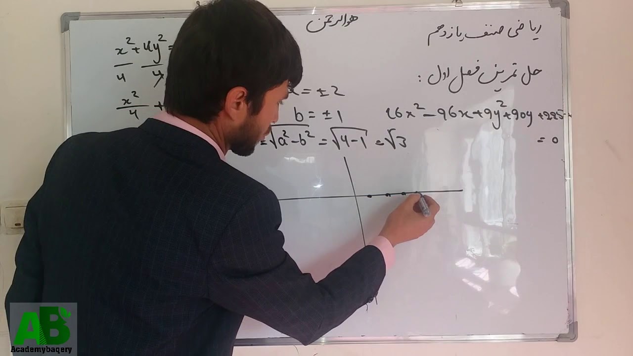 ریاضی صنف یازدهم: حل تمرین فصل اول  قسمت اول