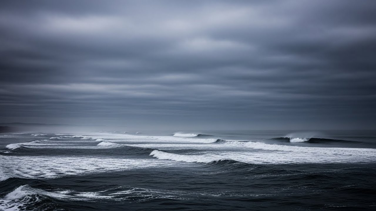 Calming Ocean Waves Sounds | Healing Sound to Drift into Deep Sleep Gently with Calm Ocean Rhythm