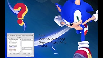 Installing Cheats into Super Sonic 64 Online Alpha Build Tutorial
