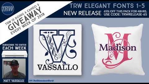 Monogram Designs with Silhouette Designer Edition for CAMEO 3