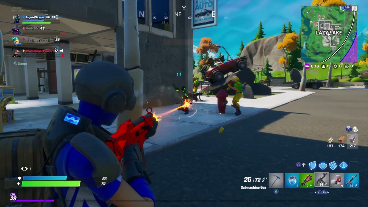 Skillful squad kill from guy who played 10 hrs.