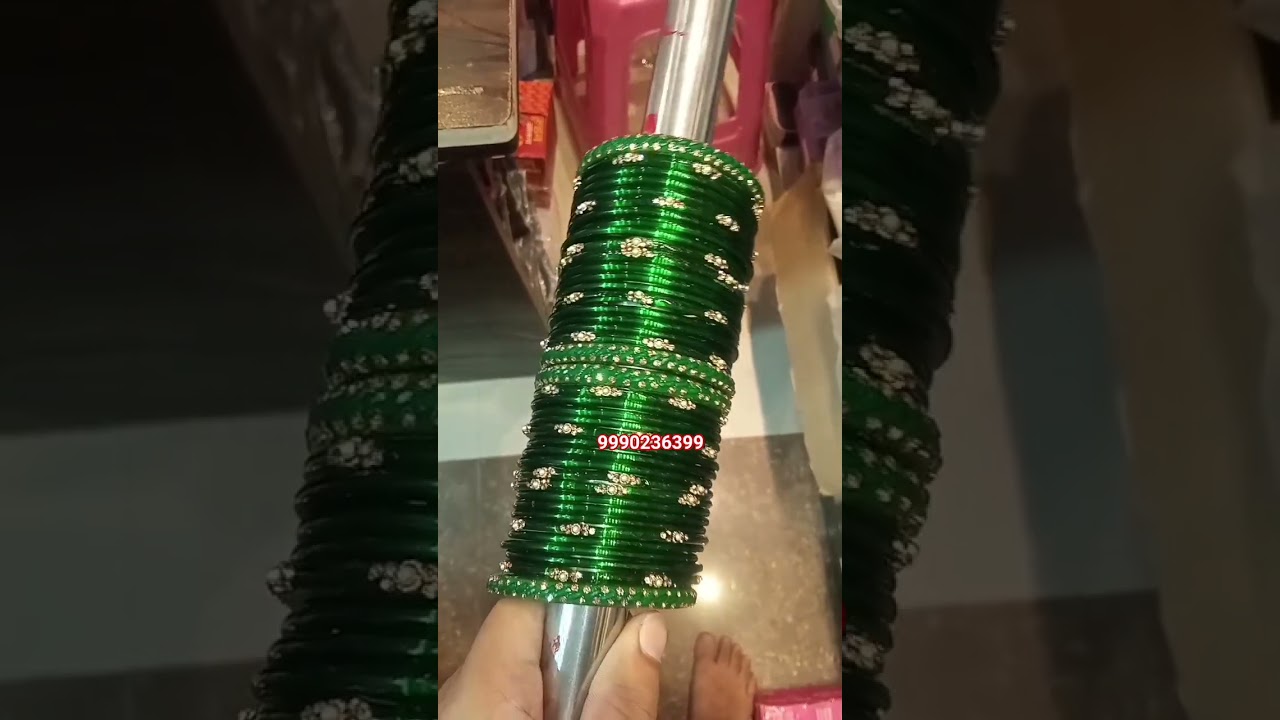 Green Churi kangan Set 