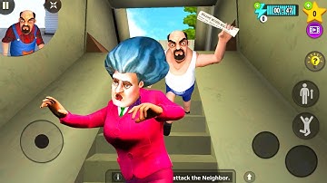 Scary Stranger 3D - New Update New Special Levels Control Mr Grumpy Secret Room (Android, iOS)