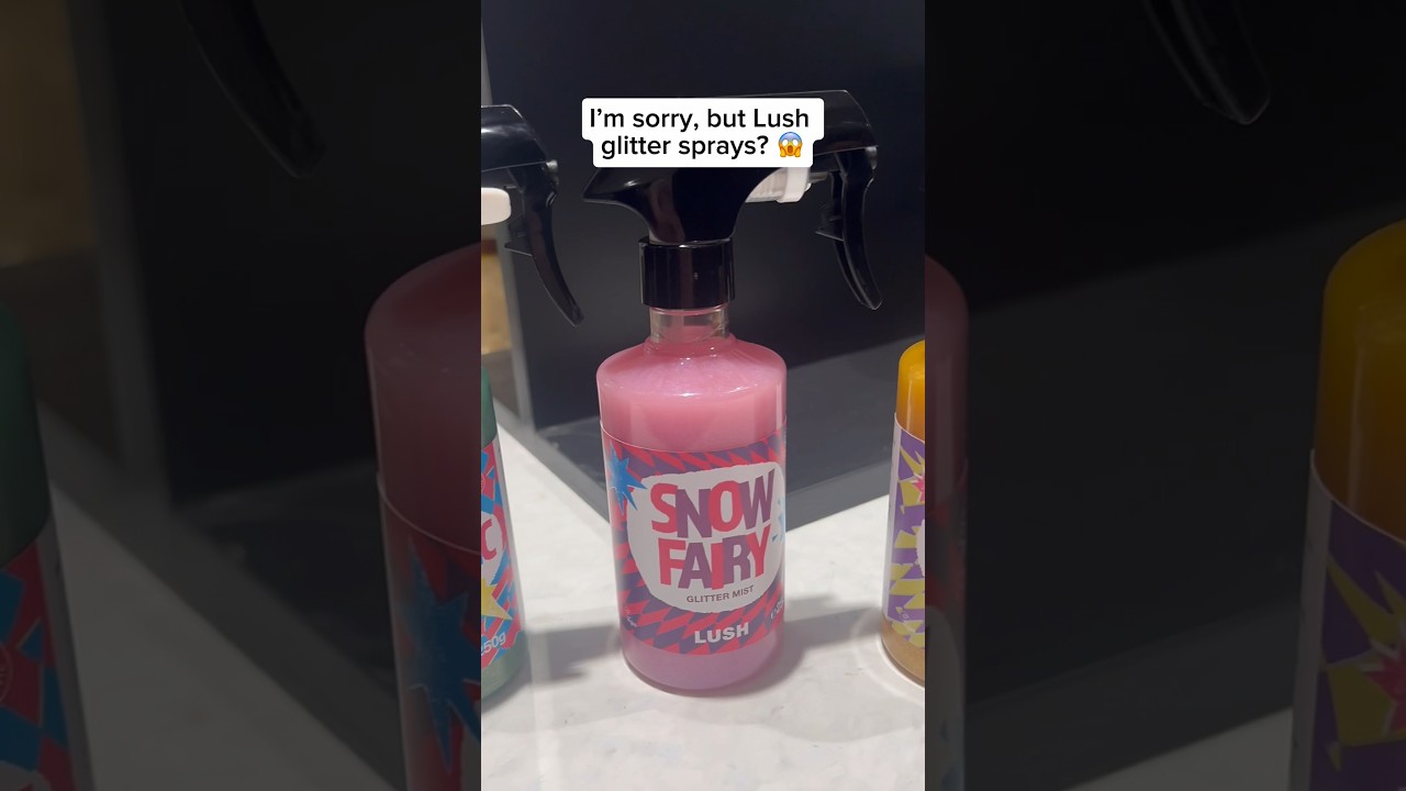 Lush glitter sprays 🤩 
