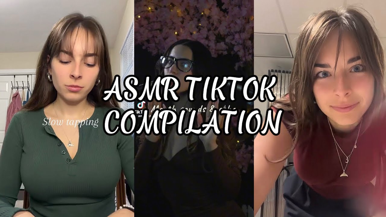 😴💤 ASMR TIKTOK Compilation For Sleep | Tingles, Relaxing, VisualTriggers, MouthSounds, HandSounds