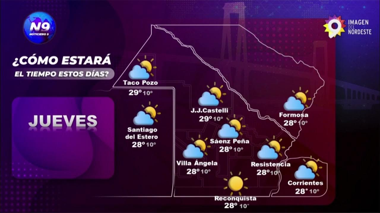 pronostico resistencia chaco NOTICIERO 9 YouTube